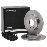 Тормозные диски и колодки, комплект RIDEX 3405b0327 ZGYD FMO 1437676633 - Изображение 2