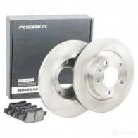 Тормозные диски и колодки, комплект RIDEX 1437677376 3405b0410 QWFJJ I - Изображение 2