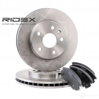 Тормозные диски и колодки, комплект RIDEX 1437676306 2IFA M8 3405b0231