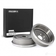 Тормозной барабан RIDEX 1437706083 QX6TI S7 123b0054 - Изображение 2