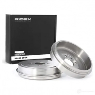 Тормозной барабан RIDEX 123b0027 1437707494 C48ZY RV - Изображение 2