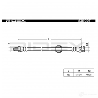 Тормозной шланг RIDEX 1438016435 83b0261 A4TC U - Изображение 3