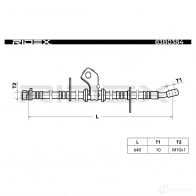 Тормозной шланг RIDEX QCGH DSY 1438372260 83b0384 - Изображение 2