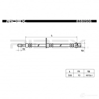 Тормозной шланг RIDEX 83b0506 ICG KN0O 1438016239 - Изображение 3