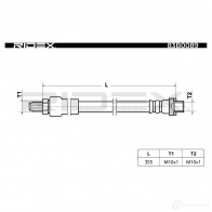 Тормозной шланг RIDEX 1438372323 83b0089 CE5ZR BL - Изображение 2