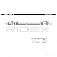 Тормозной шланг RIDEX 5 P09KK5 83b0323 1438372325 - Изображение 3