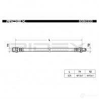 Тормозной шланг RIDEX 83b0333 X VKBI7 1438016025 - Изображение 7