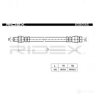Тормозной шланг RIDEX 1438016954 83b0165 5GBTR J - Изображение 2