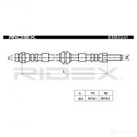 Тормозной шланг RIDEX 83b0241 1438372412 S J157BU - Изображение 5