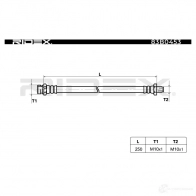 Тормозной шланг RIDEX 1438372420 83b0453 QP 9SM2V - Изображение 4