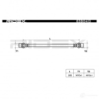 Тормозной шланг RIDEX HLT W8 83b0413 1438372434 - Изображение 2