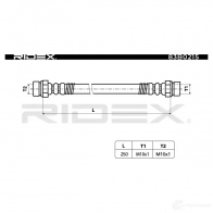 Тормозной шланг RIDEX 83b0215 1438372447 RO4 YJT - Изображение 2