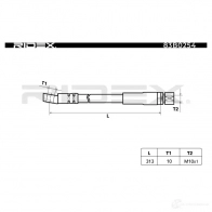 Тормозной шланг RIDEX F 1LLU 83b0254 1438372452 - Изображение 2