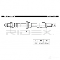Тормозной шланг RIDEX 2 A50R 83b0306 1438016469 - Изображение 2