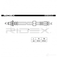 Тормозной шланг RIDEX 1438016194 A4I 3EMC 83b0243 - Изображение 2