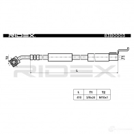 Тормозной шланг RIDEX IC OLF2 83b0003 1438016772 - Изображение 2