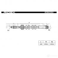 Тормозной шланг RIDEX 83b0392 1438016299 7FL 4GL - Изображение 5