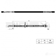 Тормозной шланг RIDEX 1438016536 83b0376 OBH BW - Изображение 2
