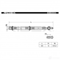 Тормозной шланг RIDEX 83b0004 1P85S VE 1438016412 - Изображение 2