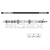 Тормозной шланг RIDEX 83b0385 PQ 0676 1438016516 - Изображение 4
