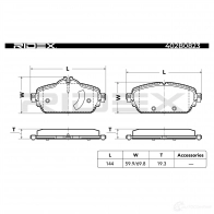 Тормозные колодки, комплект RIDEX 402b0823 D 9ZOEU 1437660517 - Изображение 3
