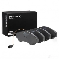 Тормозные колодки, комплект RIDEX 402b0711 1437658297 WREC O - Изображение 2