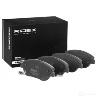 Тормозные колодки, комплект RIDEX 1437649558 402b0824 LXQD WF - Изображение 2