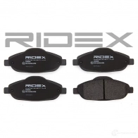 Тормозные колодки, комплект RIDEX U FOJ6 1437660051 402b0202 - Изображение 3