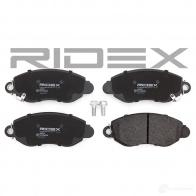 Тормозные колодки, комплект RIDEX 1437658204 XL 02Z0 402b0309 - Изображение 3