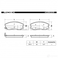 Тормозные колодки, комплект RIDEX 402b0209 1DD YH 1437660424 - Изображение 5
