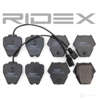 Тормозные колодки, комплект RIDEX KD P6SQE 1437660429 402b0222 - Изображение 3