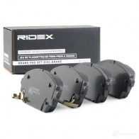 Тормозные колодки, комплект RIDEX TU1PY ON 1437659593 402b0887 - Изображение 2