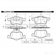 Тормозные колодки, комплект RIDEX PTGW 333 402b0053 1437660649 - Изображение 6