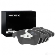 Тормозные колодки, комплект RIDEX E UBHZ 1437658162 402b0504 - Изображение 2
