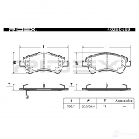 Тормозные колодки, комплект RIDEX 402b0459 HODSRK J 1437659793 - Изображение 5