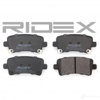 Тормозные колодки, комплект RIDEX 1437649726 AH PJIU 402b0298 - Изображение 3