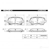 Тормозные колодки, комплект RIDEX 1437649726 AH PJIU 402b0298 - Изображение 4