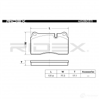 Тормозные колодки, комплект RIDEX 1437660650 O3Z4 7FV 402b0311 - Изображение 3