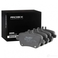 Тормозные колодки, комплект RIDEX 1437657858 402b0631 7F8P LP - Изображение 2