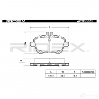 Тормозные колодки, комплект RIDEX 1437657858 402b0631 7F8P LP - Изображение 3