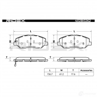 Тормозные колодки, комплект RIDEX 6EP Q5T 402b0262 1437660612 - Изображение 3