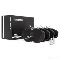 Тормозные колодки, комплект RIDEX 1437658646 6S E8E 402b0153 - Изображение 2
