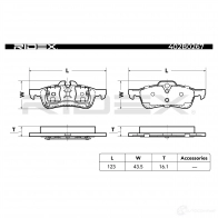Тормозные колодки, комплект RIDEX N 7E4BLZ 402b0267 1437652326 - Изображение 5