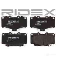 Тормозные колодки, комплект RIDEX 402b0259 1437659088 DT63GD U - Изображение 3