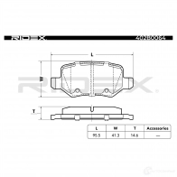 Тормозные колодки, комплект RIDEX 1437659265 56 ON7 402b0064 - Изображение 4