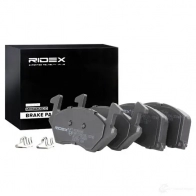 Тормозные колодки, комплект RIDEX 402b0666 F 9QHX 1437658744 - Изображение 2
