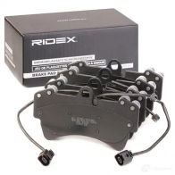 Тормозные колодки, комплект RIDEX 1437649539 58T CDQ 402b1324 - Изображение 2