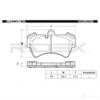 Тормозные колодки, комплект RIDEX 1438484511 402b0156 4U C5UI - Изображение 5