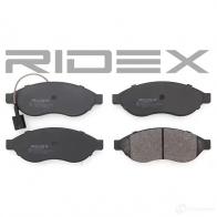 Тормозные колодки, комплект RIDEX Q M1XPA 1437659878 402b0219 - Изображение 3