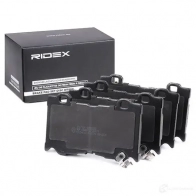 Тормозные колодки, комплект RIDEX 4K W9WB1 402b0827 1437660004 - Изображение 2